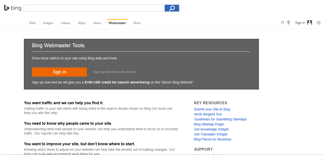 Cara Mendaftarkan Blog Di Bing Search Engine