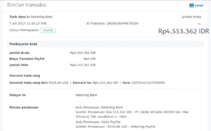 Bukti Withdraw PayPal Limited 12